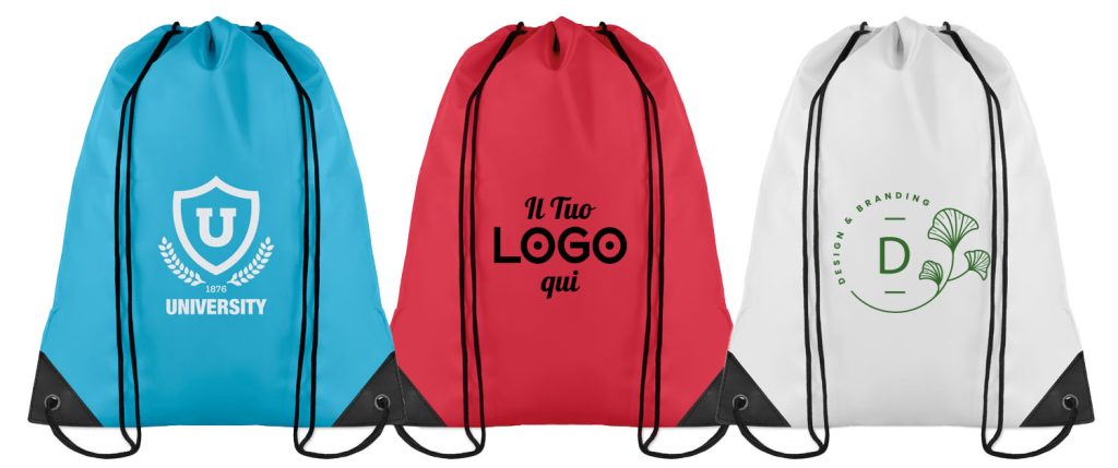Sacca in poliestere personalizzabile con logo