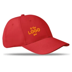 Cappellino personalizzato con LOGO da 6 pannelli