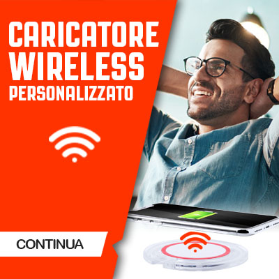 Caricatore wireless personalizzato