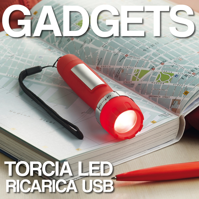 TORCIA LED USB GADGET LOGO