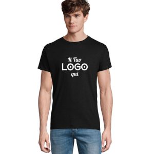 Maglietta personalizzabile con logo in 100% cotone proveniente da agricoltura biologica