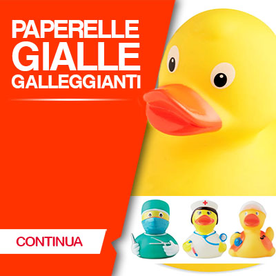 PAPERELLE GIALLE DA BAGNO