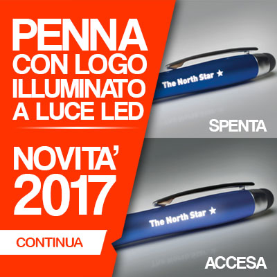 PENNE PROMOZIONALI CON LOGO LED