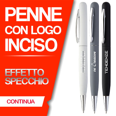 Penne con LOGO effetto a specchio per una penna elegante