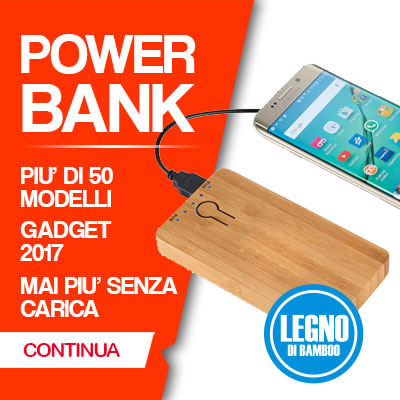 POWER BANK PIU’ DI 50 MODELLI DISPONIBILI