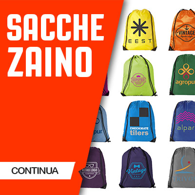 SACCHE GADGET PERSONALIZZABILI CON IL TUO LOGO