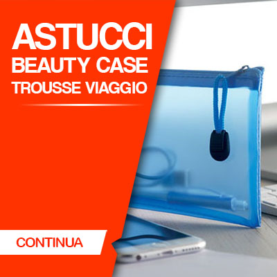 Astucci colorati, porta trucchi e matite, beauty case da viaggio