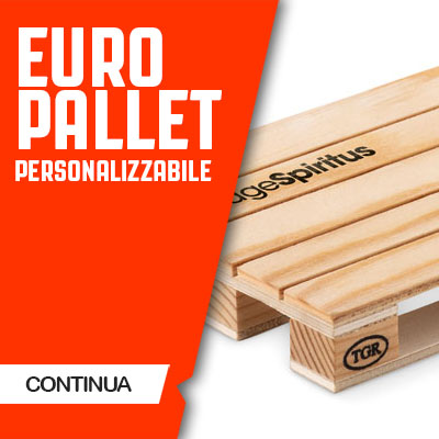 Il bancale Euro pallet in legno di pino diventa un simpatico gadget fermacarte