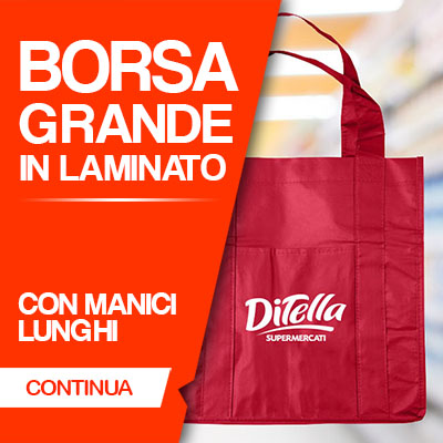 BORSA DI GRANDI DIMENSIONI PERSONALIZZABILE CON LOGO