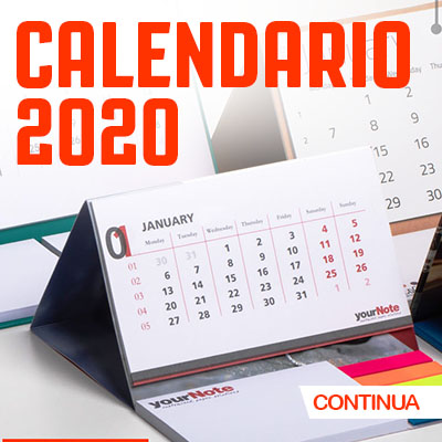 CALENDARIO DA SCRIVANIA 2020