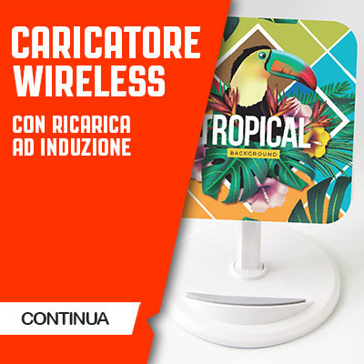 CARICATORE WIRELESS PERSONALIZZATO DA SCRIVANIA