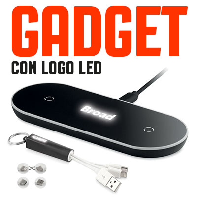 Gadget personalizzati con Luce Led