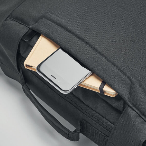 Zaino porta pc in RPET personalizzabile con logo - immagine 10