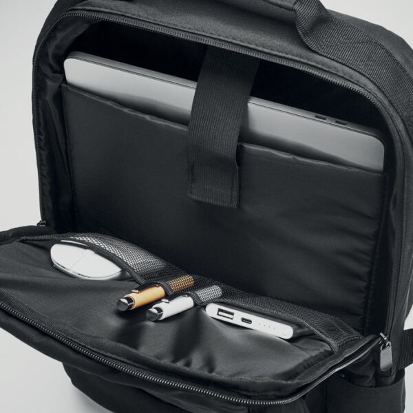 Zaino porta pc in RPET personalizzabile con logo - immagine 9
