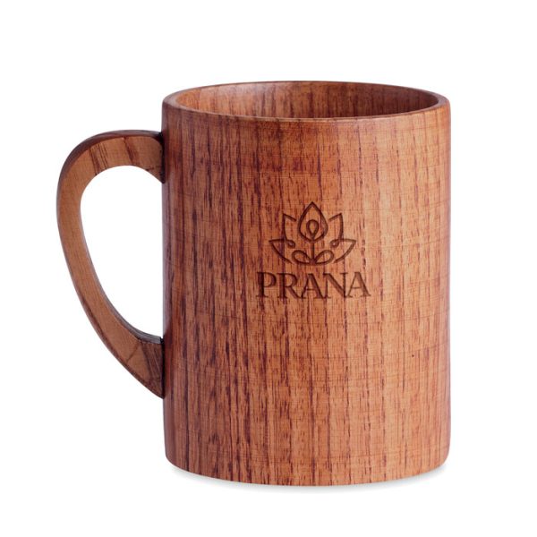 Tazza in legno di quercia personalizzata con LOGO 280ml