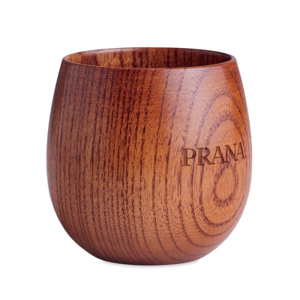 Tazza in legno di quercia personalizzata con LOGO 250 ml