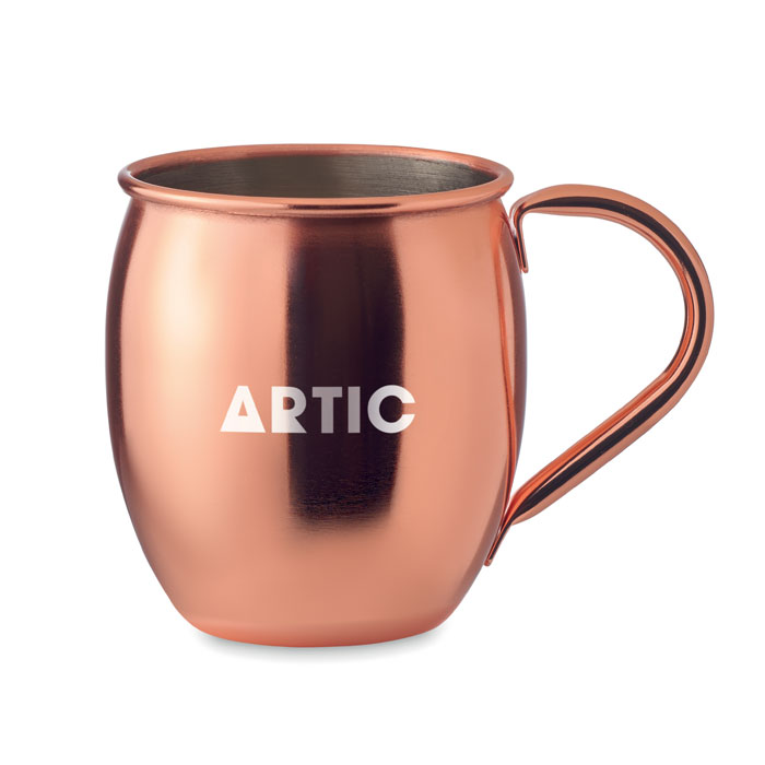 Tazza cocktail in rame personalizzata con LOGO 400 ml