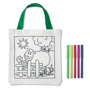 Shopper personalizzata con LOGO da colorare