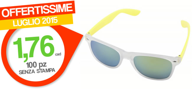 occhiali da sole gadgtes regalo personalizzabili con LOGO
