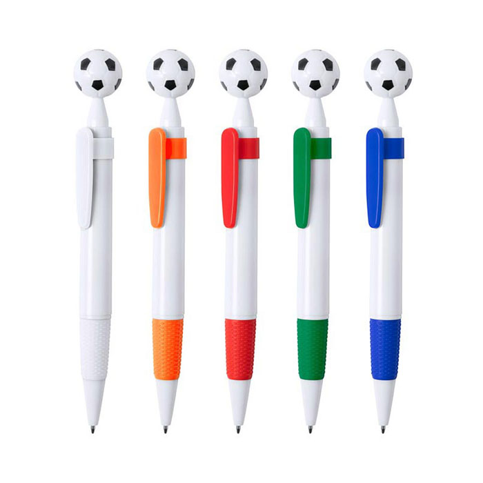 penne personalizzate con clip a pallone di calcio