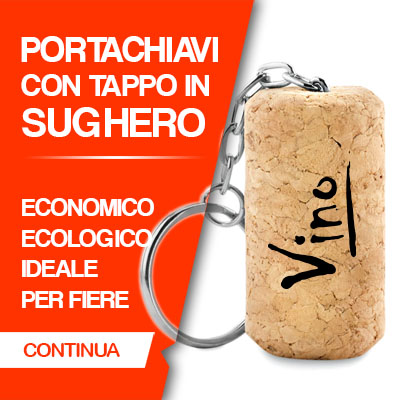 PORTACHIAVI CON TAPPO IN SUGHERO