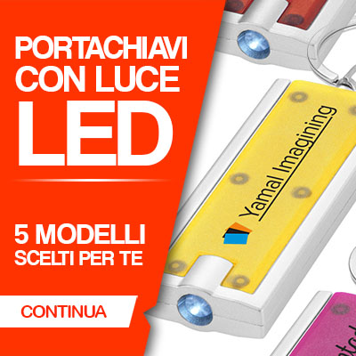 PORTACHIAVI CON LUCE LED