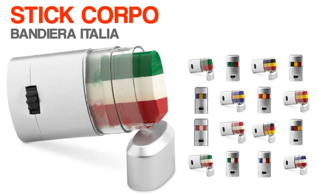 Stick corpo bandiera Italia LOGO
