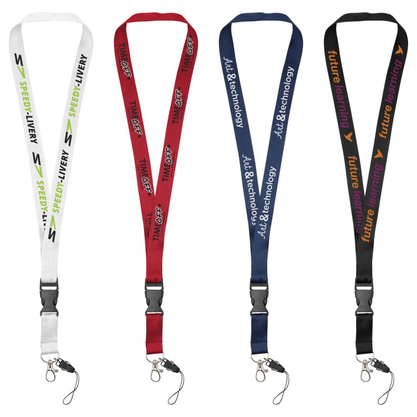 Lanyard porta badge personalizzato con moschettone Lanyard porta badge personalizzato con moschettone
