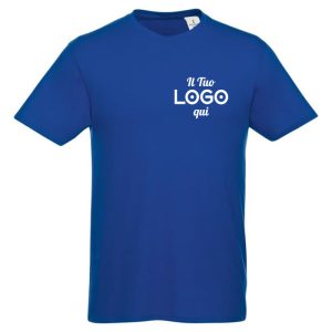 Maglietta unisex in cotone personalizzabile con logo a maniche corte