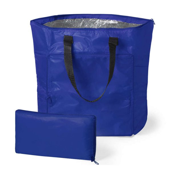 Borsa termica in poliestere 190T ripiegabile personalizzabile con logo - immagine 4