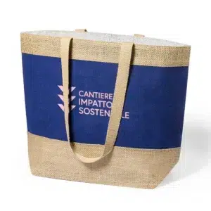 Borsa in juta e cotone elegante