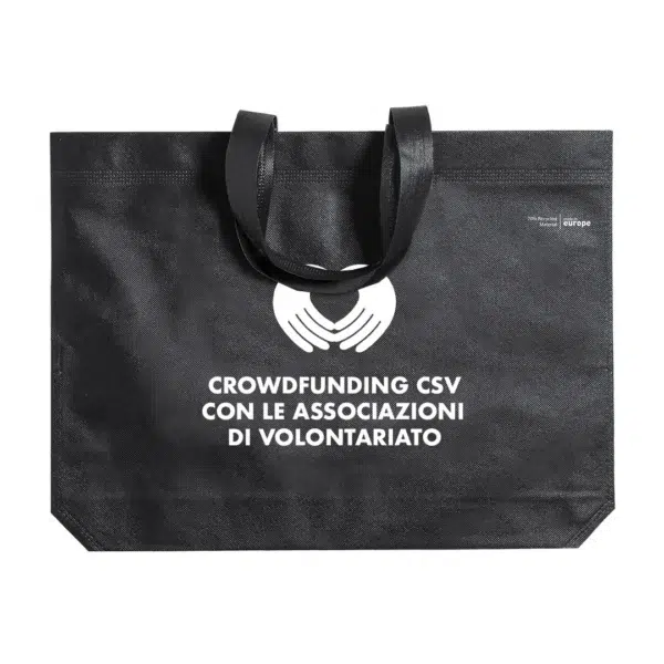 Grande borsa in TNT personalizzabile con logo