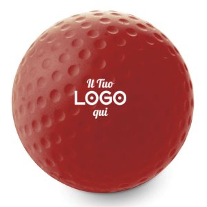 Pallina da golf personalizzabile con logo in resina solida