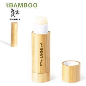 Burro cacao Labbra stick personalizzato con LOGO in bamboo