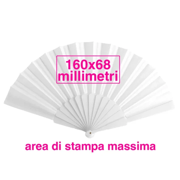 area di stampa ventagli personalizzabili logo aziendale