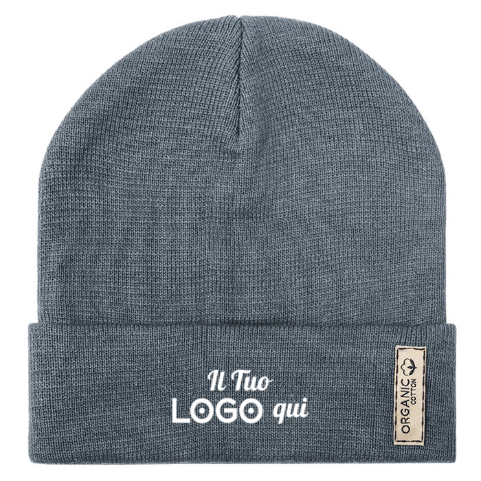 Berretto realizzato in cotone organico di alta qualità personalizzabile con logo Berretto realizzato in cotone organico di alta qualità personalizzabile con logo
