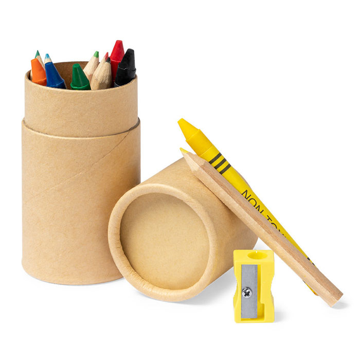 Set pastelli e pastelli a cera Set pastelli e pastelli a cera