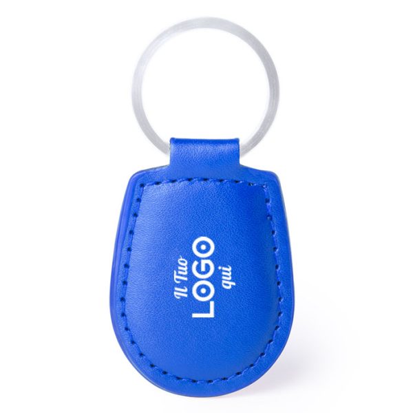 Portachiavi in similpelle personalizzabile con logo