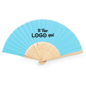 Ventaglio personalizzabile con logo in bambù