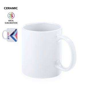 Tazza in ceramica personalizzabile con logo a colori da 350ml