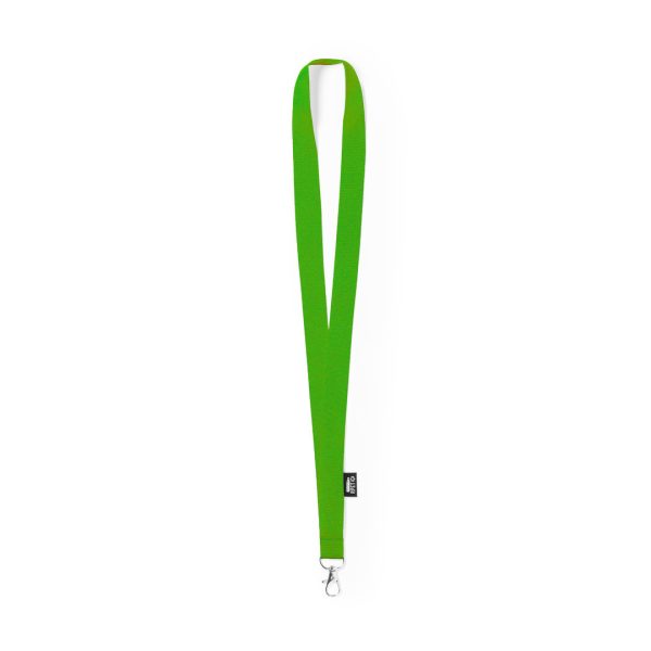 Lanyard porta badge personalizzato in poliestere 300D RPET