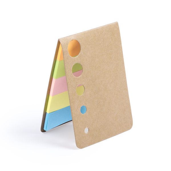 Block notes adesivi con copertina fustellata morbida personalizzabile con logo