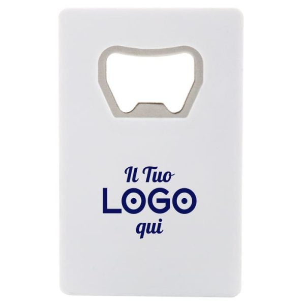 Apribottiglie rettangolare personalizzato con LOGO