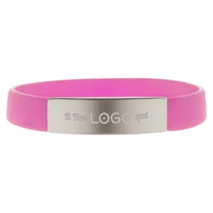 Braccialetto personalizzato con LOGO in silicone
