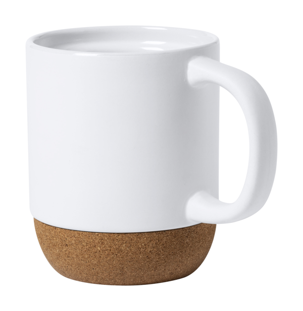 Tazza mug in ceramica con base in sughero personalizzabile 420ml
