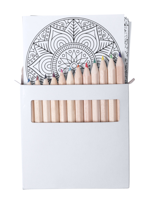 Set mandala personalizzato con LOGO da colorare
