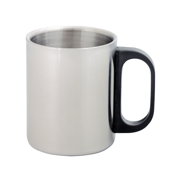 Mug in metallo con manico in plastica personalizzata con LOGO