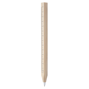 penna in legno con righello personalizzata AAP810429