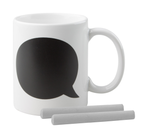 Tazza mug scrivibile personalizzata con LOGO 300ml