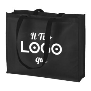 Grande borsa shopper personalizzabile con logo